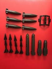 1984 GI Joe Cobra Rattler Complete lot of 14 Missiles bombs rack