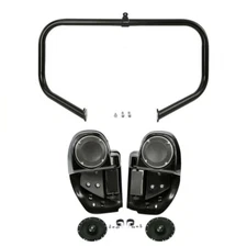 Lower Vented Fairings 6.5" Speakers Engine Bar Fit For Harley Touring 14-2024 23