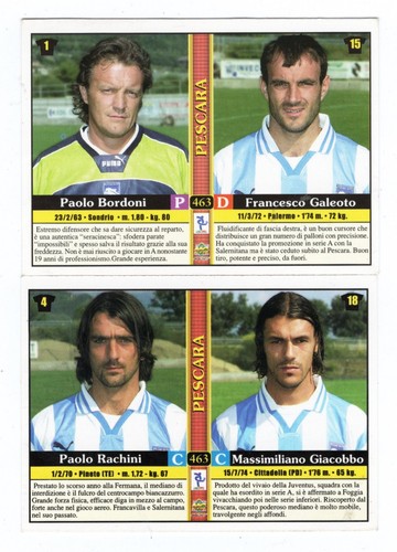 CARDS MONDOCROMO 2001 SCELGLI NELLA LISTA - Picture 118 of 119
