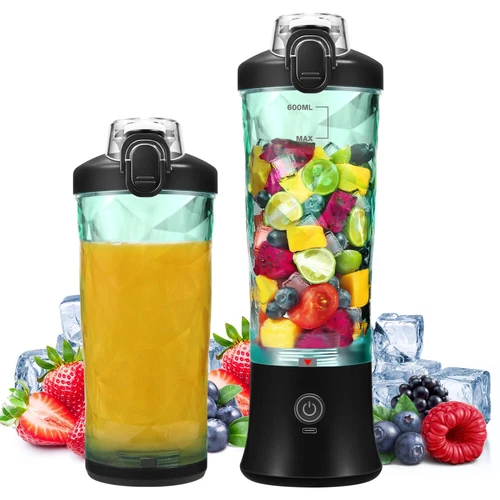 Tragbar Mixer Smoothie Maker Elektrisch Entsafter für Gemüse und Obst Juicer DHL