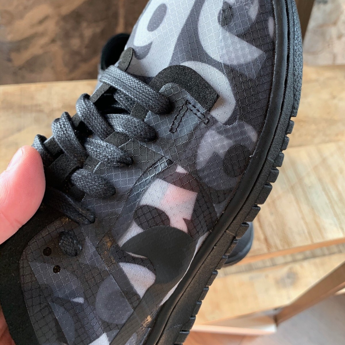 スニーカー Comme des Garcons x NIKE Dunk Low 'Monogram Print' WMNS SS20 Nike X Comme des Garçons SS20 Dunk Low-Top Sneakers | eBay