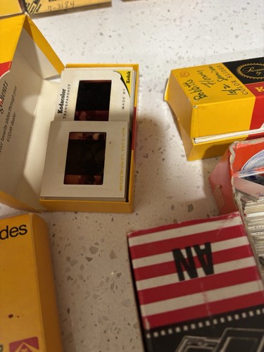 Vintage 3mm Slides And Movie Lot. Multiple Families, Art, Etc. *READ* - Picture 17 of 21