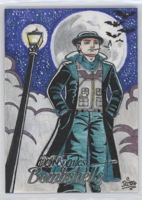 2017 Cryptozoic DC Bombshells 1/1 Diego Mendes Auto Sketch 0s3