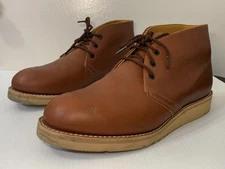 Red Wing Shoes 595 Brown Leather Soft Toe Chukka Boots Men's Size 10 EE