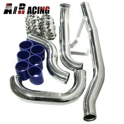 For 95-98 Eagle Talon Chrysler-PJ Aluminum Intercooler Piping Kits+Hose Coupler