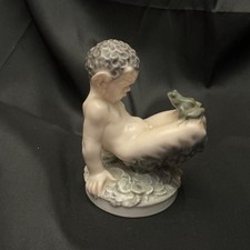 royal copenhagen faun with frog chr. thomson -#1713