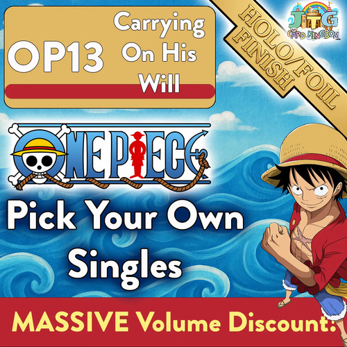 Up to 35% off!🏴‍☠️💀 One Piece OP13 Carrying on His Will⚓🦜