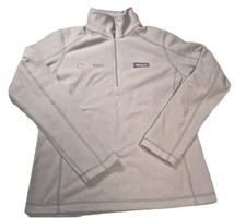 Patagonia Womens Micro D 1/4 Zip Fleece Pullover Style 26278 Grey Medium w/ logo
