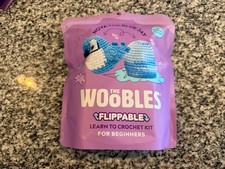 The Woobles Nova The Blue Jay Flippable Beginners Crochet Kit Collectible Hook