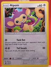 Aipom SM244 Sun & Moon Ultra Rare Non Holo Promo Pokemon Card