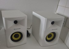 Sanyun SW205 4" 80W HiFi Bookshelf Speakers, 2.0 Active Near Field Studio Monito