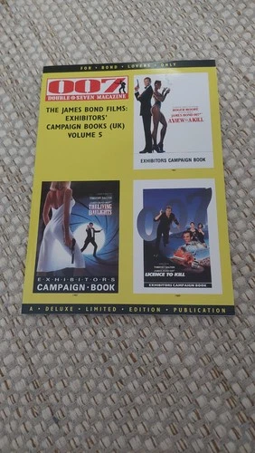 James Bond 007 magazine Exhibitors Campaign Books UK Volume 5