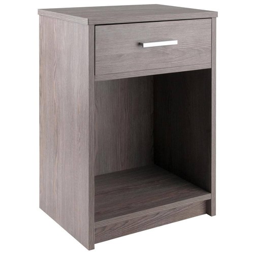 Rennick 15.75 in. W Oyster Gray Rectangle Accent Table - Picture 4 of 9