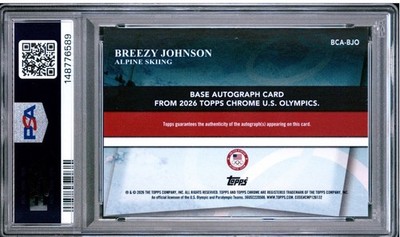 チャウヌ 握手会券 2026 Topps Chrome U.S. Winter Olympic & Paralympic Team Hopefuls