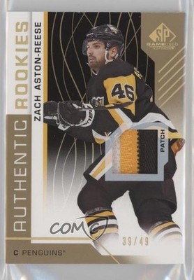2018-19 SP Game Used Authentic Rookies 39/49 Zach Aston-Reese #155 Rookie RC hk5