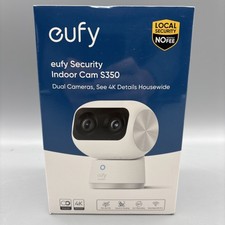 eufy S350 Security Wired Indoor Camera - White T8416121 