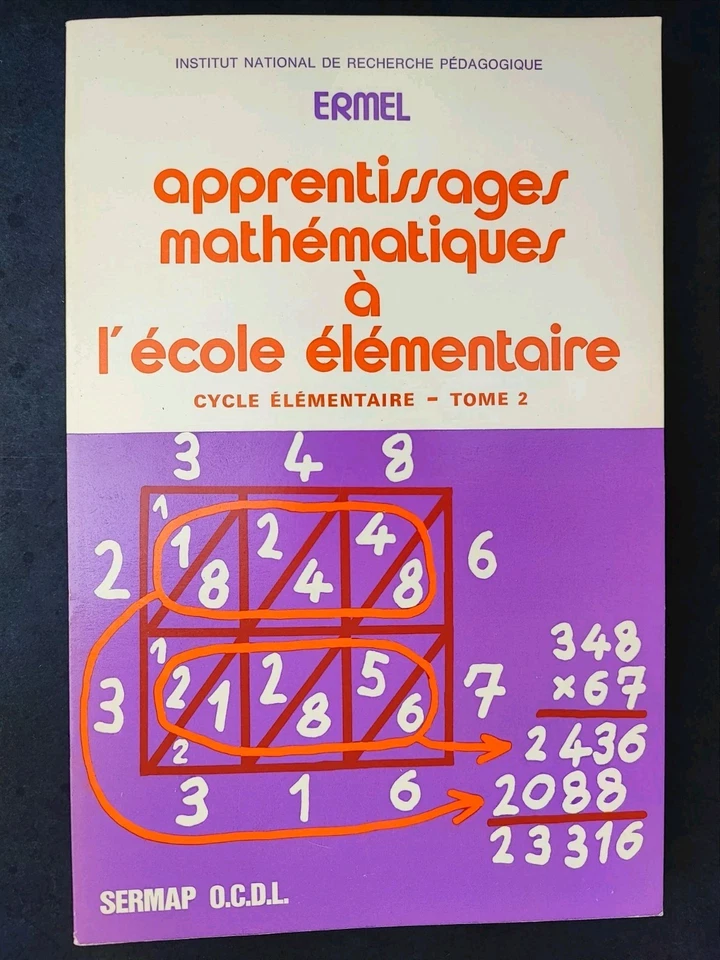 Ancien Manuel scolaire "Apprentissages mathématiques à l'école élémentaire" 1981 - Photo 1/4