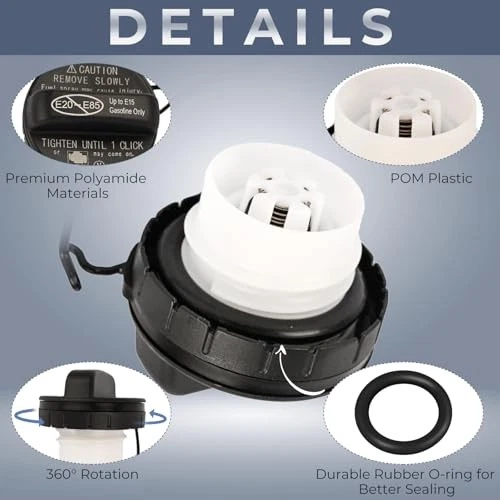 Gas Cap 77300-06030 for Toyota Camry Tacoma 2015–2017 Corolla RAV4 2015–2018 Foto 3 de 4