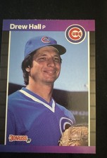 1989 Donruss - Drew Hall #522 *Denotes* on Back