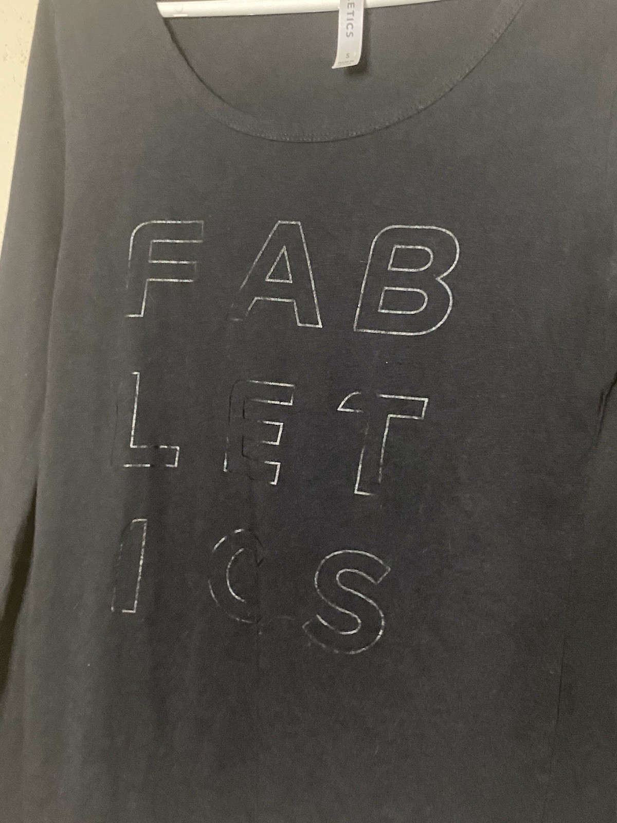 Fabletics Small Women's Solid Black Workout Long … - image 2