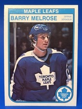 1982-83 O-Pee-Chee Barry Melrose Card #328 Toronto Maple Leafs