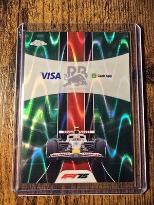 Racing Bulls Team Logo Raywave /99 Topps Chrome Formula 1 2025