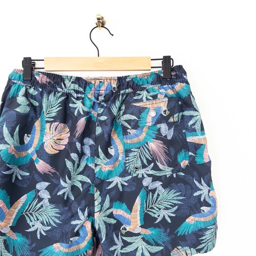John Lewis Swimshorts Size S NEW Navy Floral Hawaiian Holiday Elasticated Waist - Picture 15 of 15