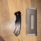 WarTech Silver/Black Aluminum Handle Plain Blade Manual Pocketknife — photo 3