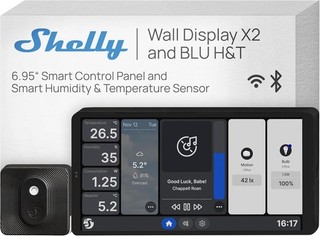 Shelly Smart Wall Display mit Humidity Temperature Sensor WLAN