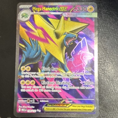 Pokémon Mega Manectric EX 158/132 Ultra Rare Me01: Mega Evolution Holo English