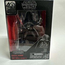 Star Wars Black Series Titanium Series Darth Vader Figure 40th Anniversary
