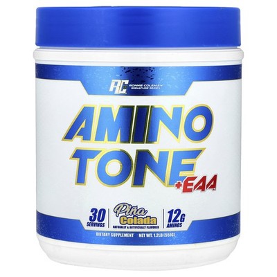 Signature Series, Amino Tone + EAA , Pina Colada, 1.2 lb (551 g)