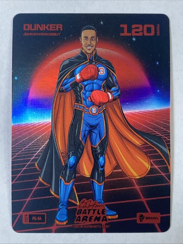 DUNKER (John Starks) Bo Jackson Battle Arena Powerglove BRAWL - 120 Power