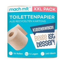 Extra weiches, 4lagiges Toilettenpapier - 56 Rollen