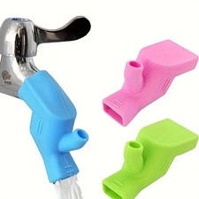 3pc Flexible TPR Sink Faucet Extender Suitable fits Bathroom  Kitchen Daily Use