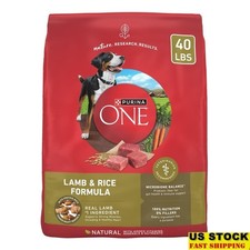 Lamb Rice Dry Dog Food Adult High Protein Joint Health Immune Support 40lb New 1.89 per pound