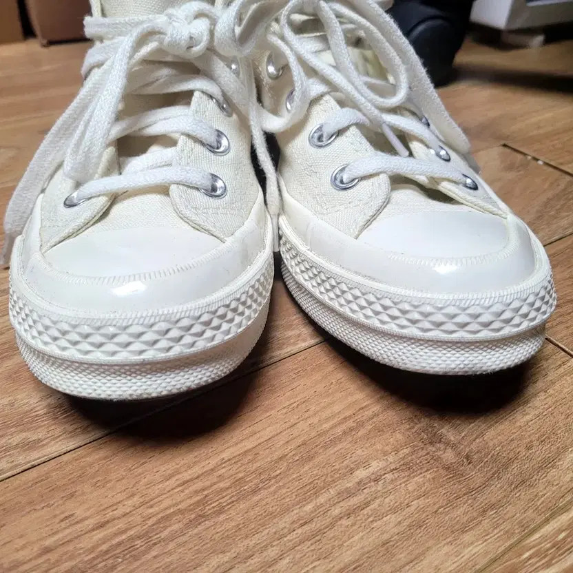 Comme des Garçons x Converse 23SS High Top Sneakers - White thumbnail 11