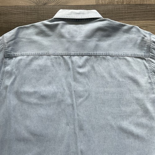 VTG 2004 Red Sox World Series Championship Denim Shirt Men’s XL Blue Button Down - Picture 12 of 12