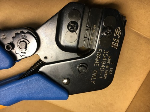 Wire End Crimpimg Tool Fits 22-28 Gauge, TE Procrimper Tool & Die PN-90800-1