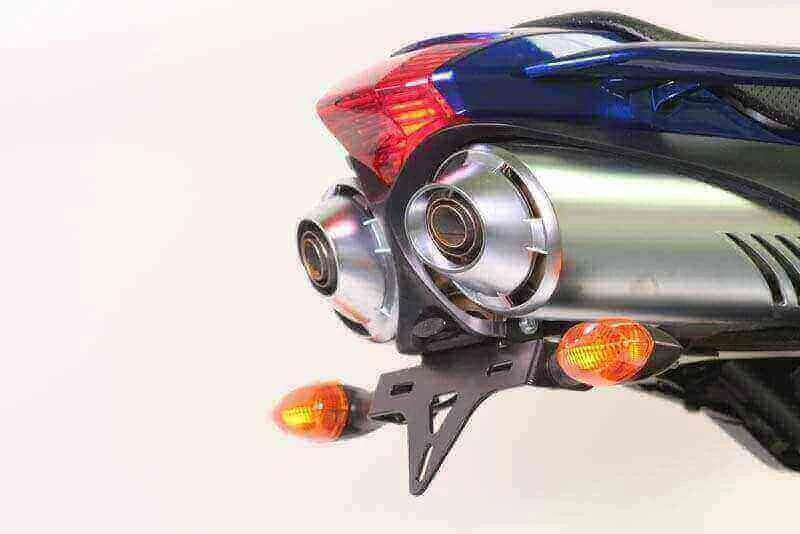 YAMAHA FZ6 600 FAZER - 04/10 - SUPPORT DE PLAQUE R&G Racing - LP0038BK - Photo 1/4