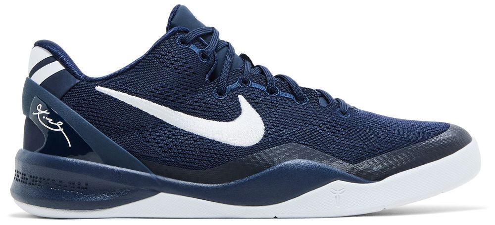 シューズ(男性用) Nike Kobe8 Nike Men's Kobe 8 Protro College Navy Basketball Shoes, Navy, Size