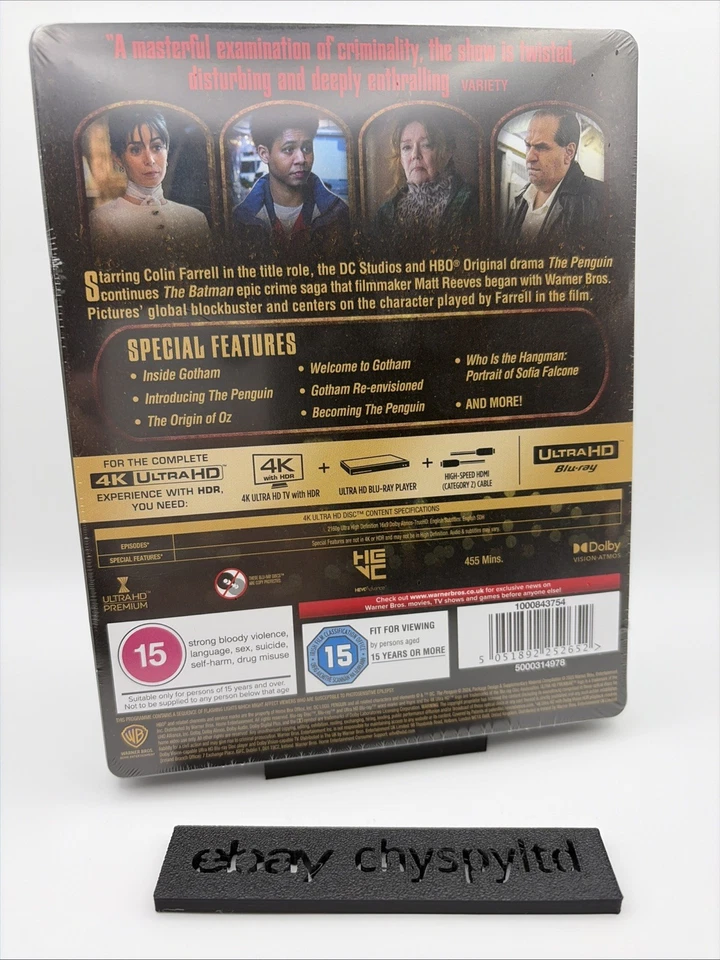 The Penguin 4k Ultra HD Steelbook Brand New Sealed UK - See Desc - Image 2 of 4