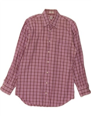 PETER MILLAR Herren Hemd Medium rosa kariert Baumwolle AH12
