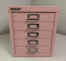 NEW!  Bisley 5 Drawer MultiDrawer - Palest Pink  **REDUCED PRICE**