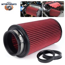 3 3.5 4 High Flow Cold Red Air Intake Filter Inlet 3 Sizes In 1 10.5 Tall 3 3.5 4 High Flow Cold Red Air Intake Filter Inlet 3 Sizes In 1 10.5 Tall