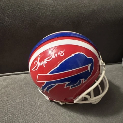 Buffalo Bills Thurman Thomas Autographed Helmet Schwartz Sports COA