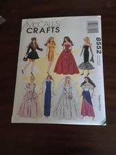 McCall  s 8552 UNCUT Doll Clothes Barbie, 11   -1996 Vintage BUY 3 get FREE SH