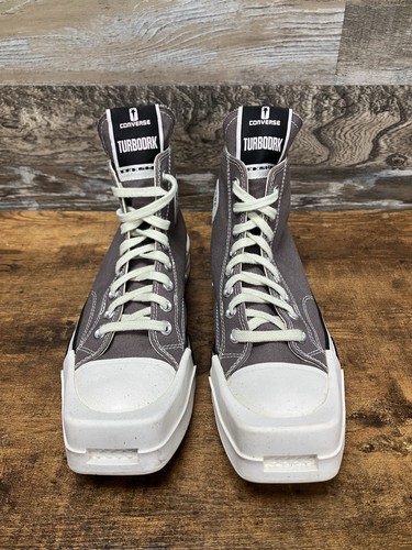Taille 8 - Rick Owens x Converse TURBODRK mandrin 70 fer sans lacets - Photo 4/9