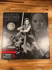 Star Wars The Black Series 6-Inch Rey Jedi Training Crait Toys R Exclusive new