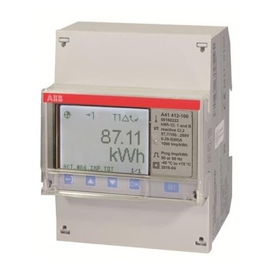 ABB Wechselstromzähler A41 412-100 Elektrizitätszähler 2CMA170505R1000